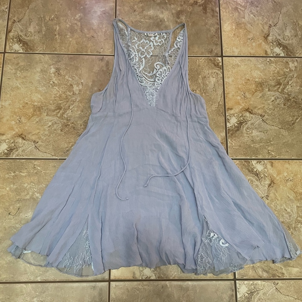 Free People Lavender Lace Slip Dresses